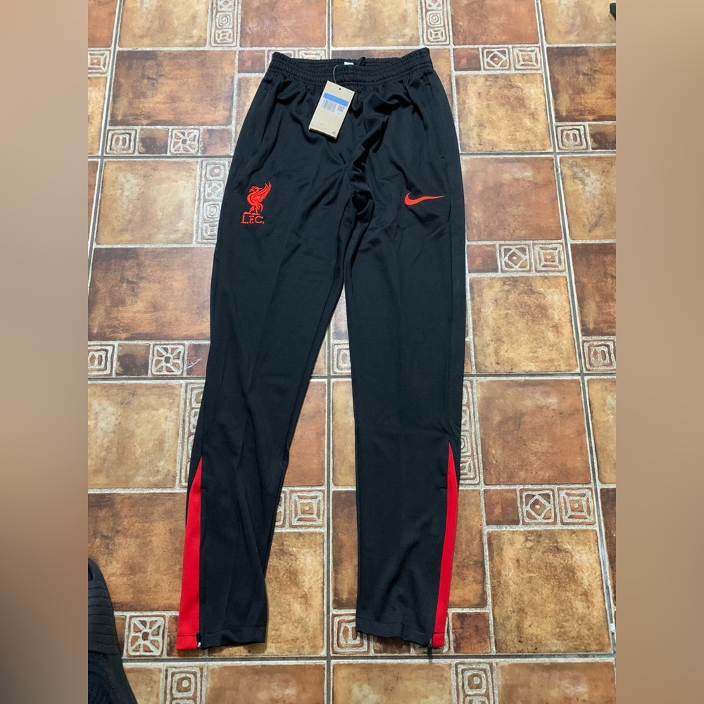Nike Black and Red Joggers